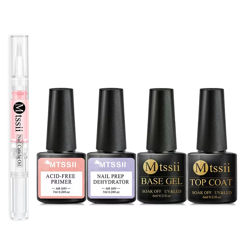 Nail Dehydrator Primer - ชุดทำเล็บเจล 5 ชิ้น ครบชุด พร้อมไพรเมอร์ ดีไฮเดรเตอร์
