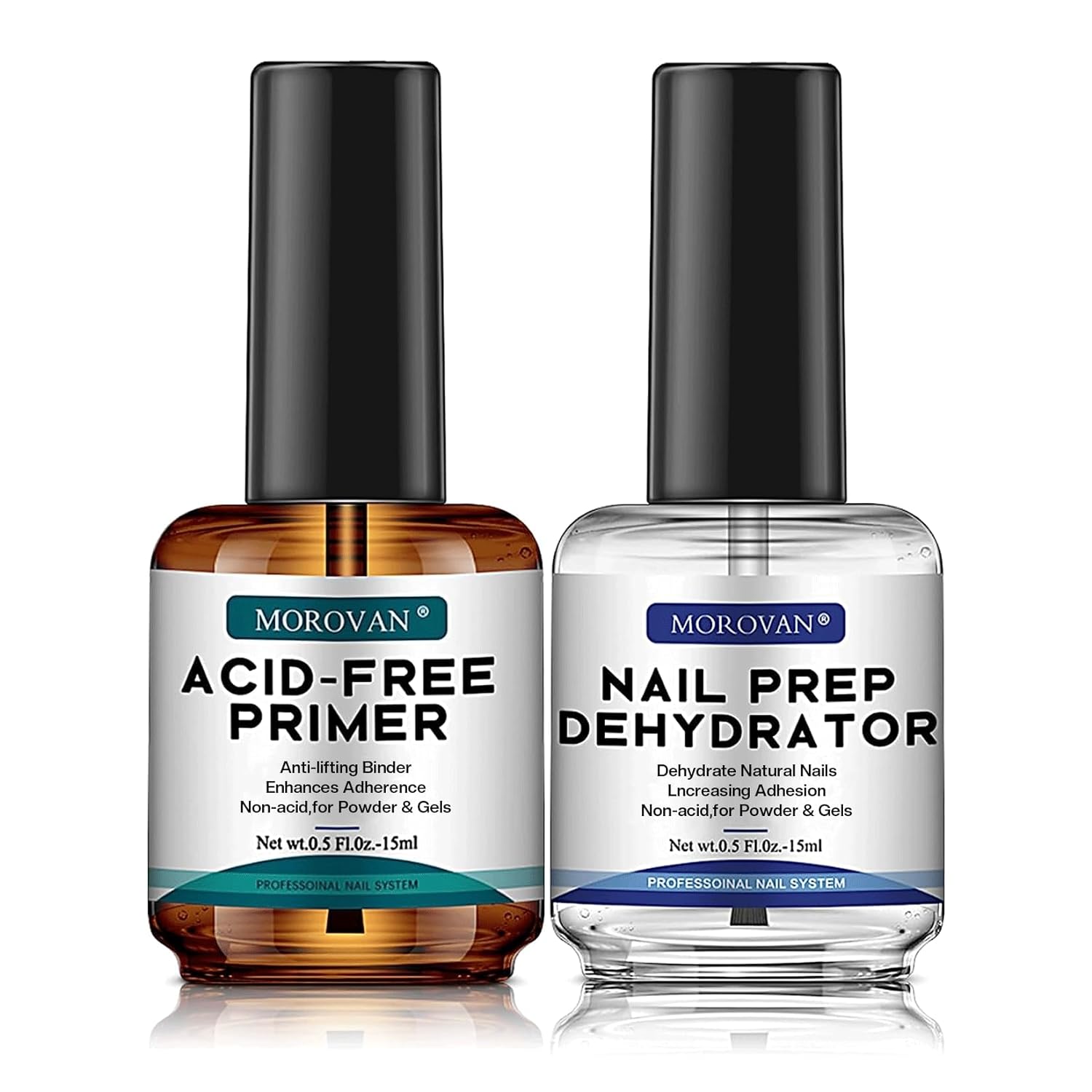 Nail Dehydrator Primer - Professional Natural Nail Prep Dehydrator และเล็บกรดฟรี