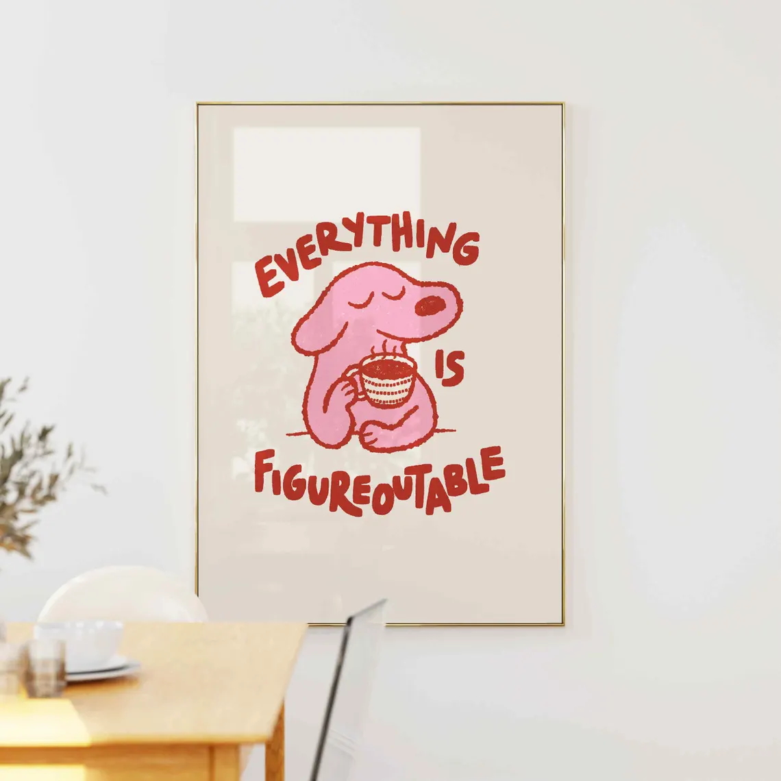 Setting Spray - ทุกอย่างเป็น Figureoutable Modern Positive Wall Art