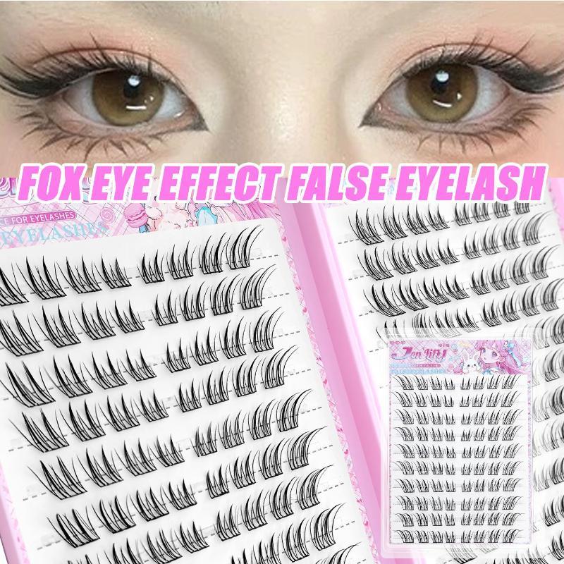 False Eyelashes Natural - 1 กล่องขนตาปลอมแบบธรรมชาติ ปราศจากกาว ใช้งานง่าย เหมาะสำหรับผู้เริ่มต้น นุ่ม