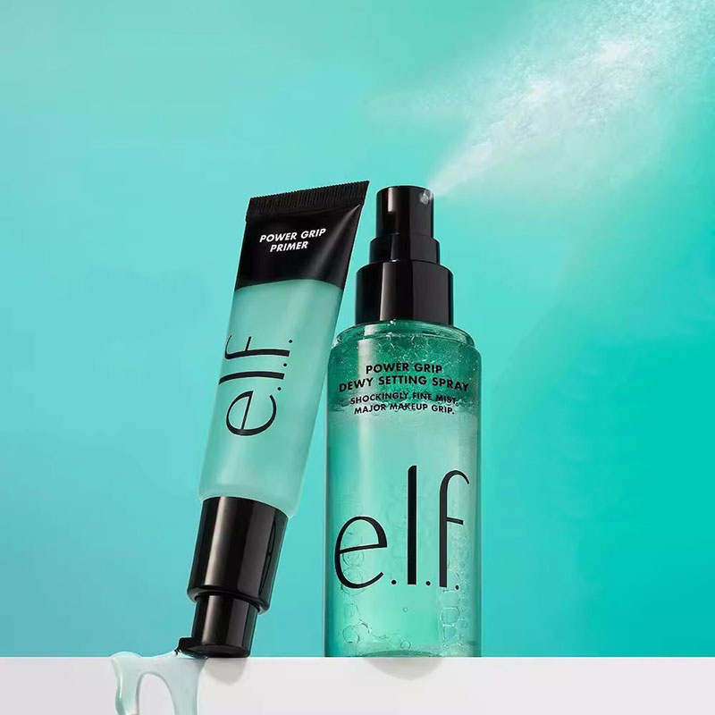Setting Spray - สเปรย์เซ็ตติ้งผิวหน้าเนื้อฉ่ำวาว Elf Makeup Power Grip พร้อมไพรเมอร์ปรับผิวกระจ่างใส