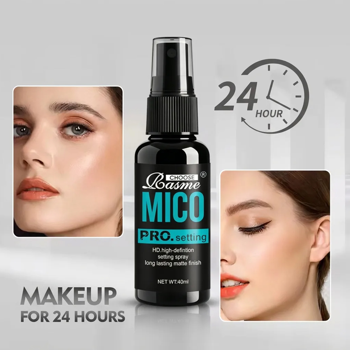 Setting Spray - เลือกใช้สเปรย์แต่งหน้า Rasme MICO สูตรติดทนนาน คุมมัน ปกปิดดีเยี่ยม