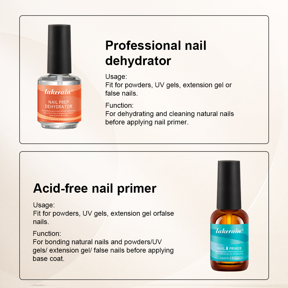 ชุดน้ำยาเตรียมเล็บ แห้งเร็ว ทำ - Nail Dehydrator Primer บทวิจารณ์และราคา