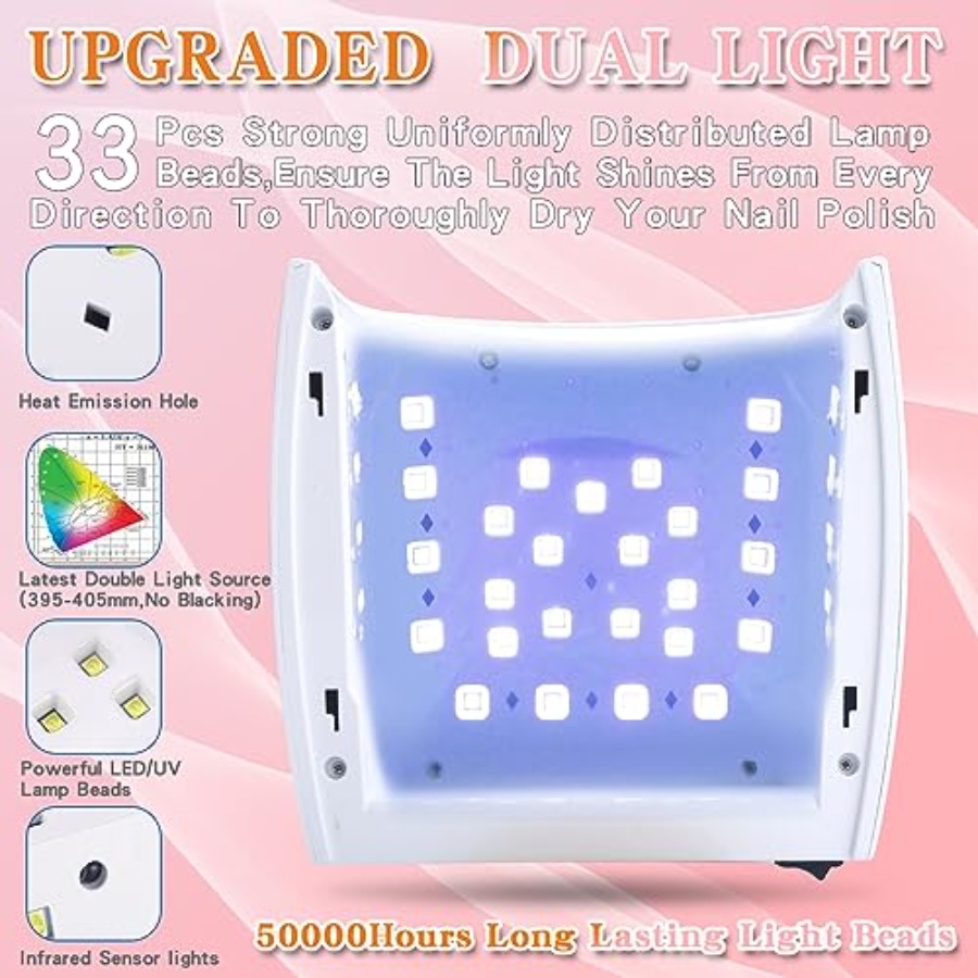 เครื่องอบเล็บ UV LED แบบชาร์จไ - Gel Nail Polish บทวิจารณ์และราคา