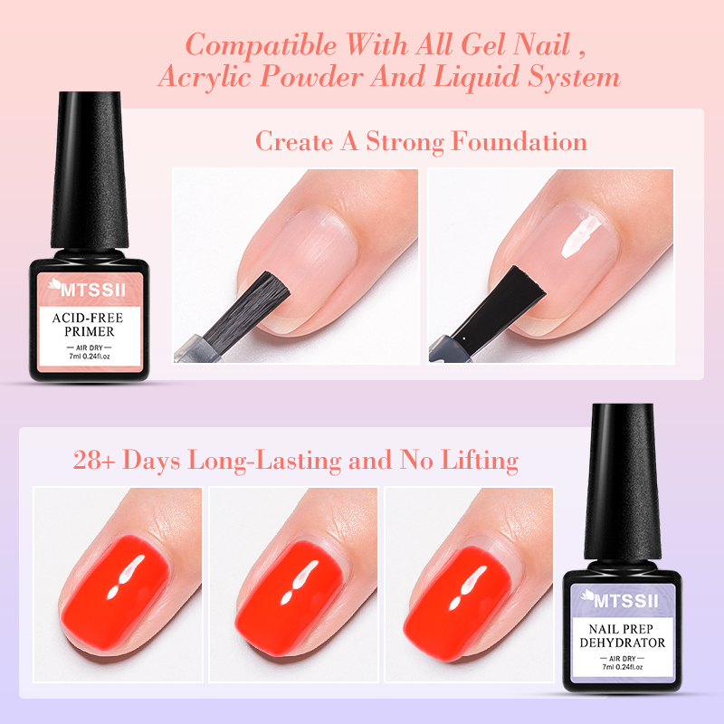 ชุดทำเล็บเจล 5 ชิ้น ครบชุด พร้ - Nail Dehydrator Primer บทวิจารณ์และราคา