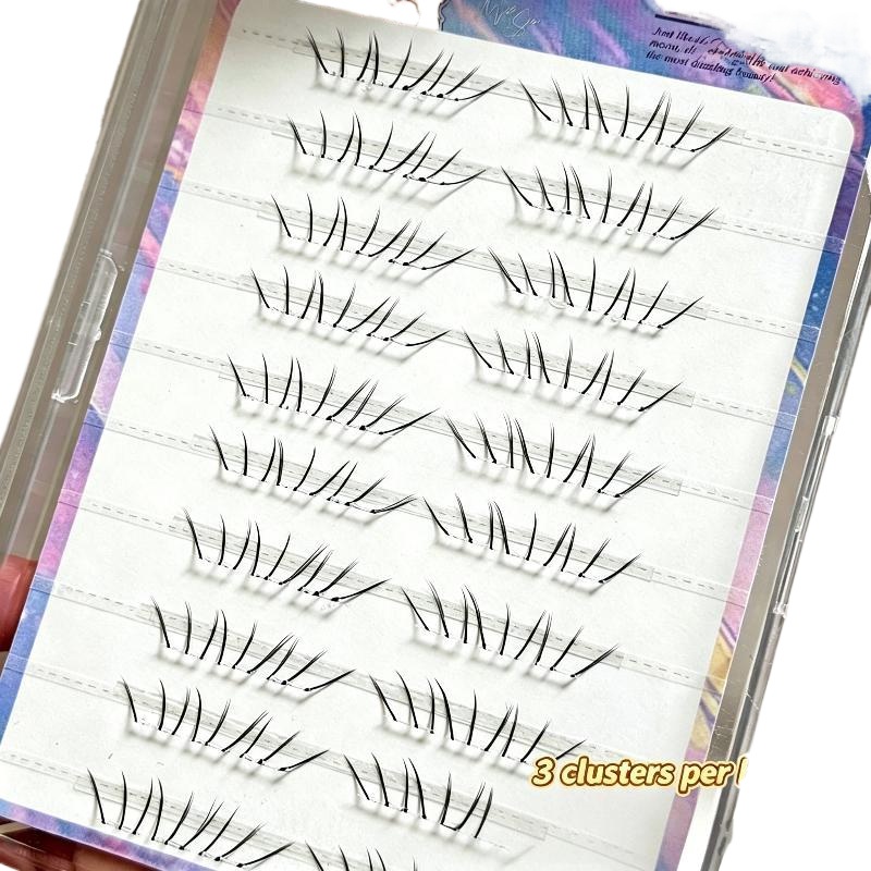ชุดต่อขนตาล่างแบบคอมมิค 1 ชุด  - False Eyelashes Natural บทวิจารณ์และราคา