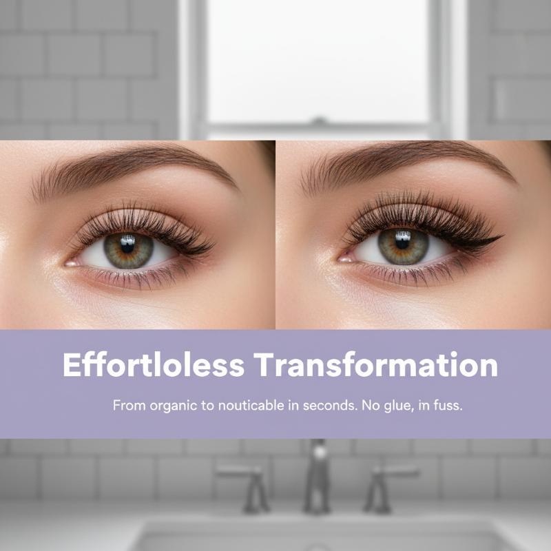 ขนตาปลอมแบบไม่ใช้กาว ใช้งานง่า - False Eyelashes Natural บทวิจารณ์และราคา