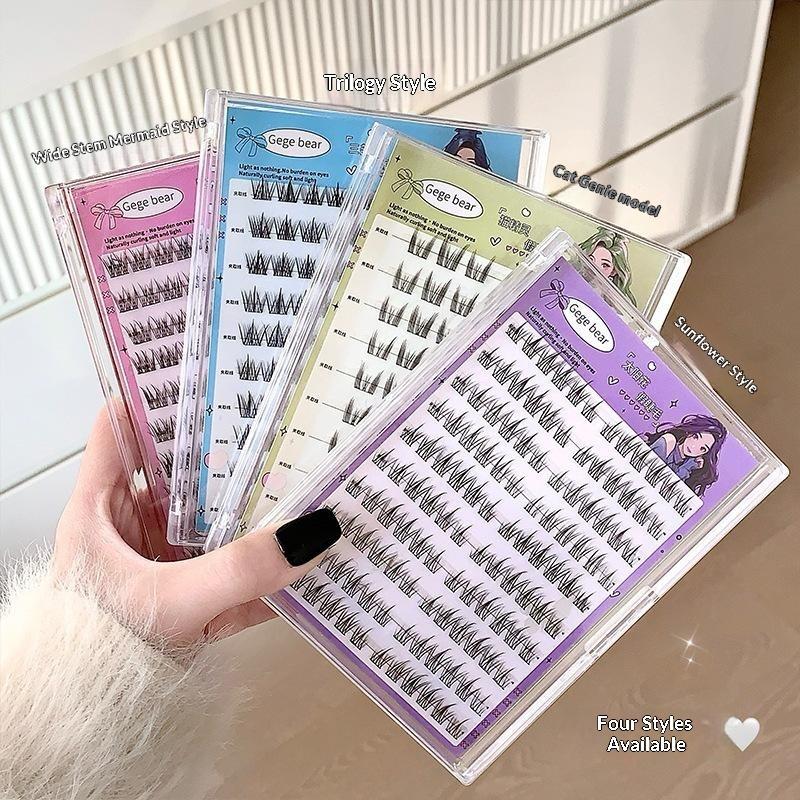ขนตาปลอมแบบไม่ใช้กาว ใช้งานง่า - False Eyelashes Natural บทวิจารณ์และราคา