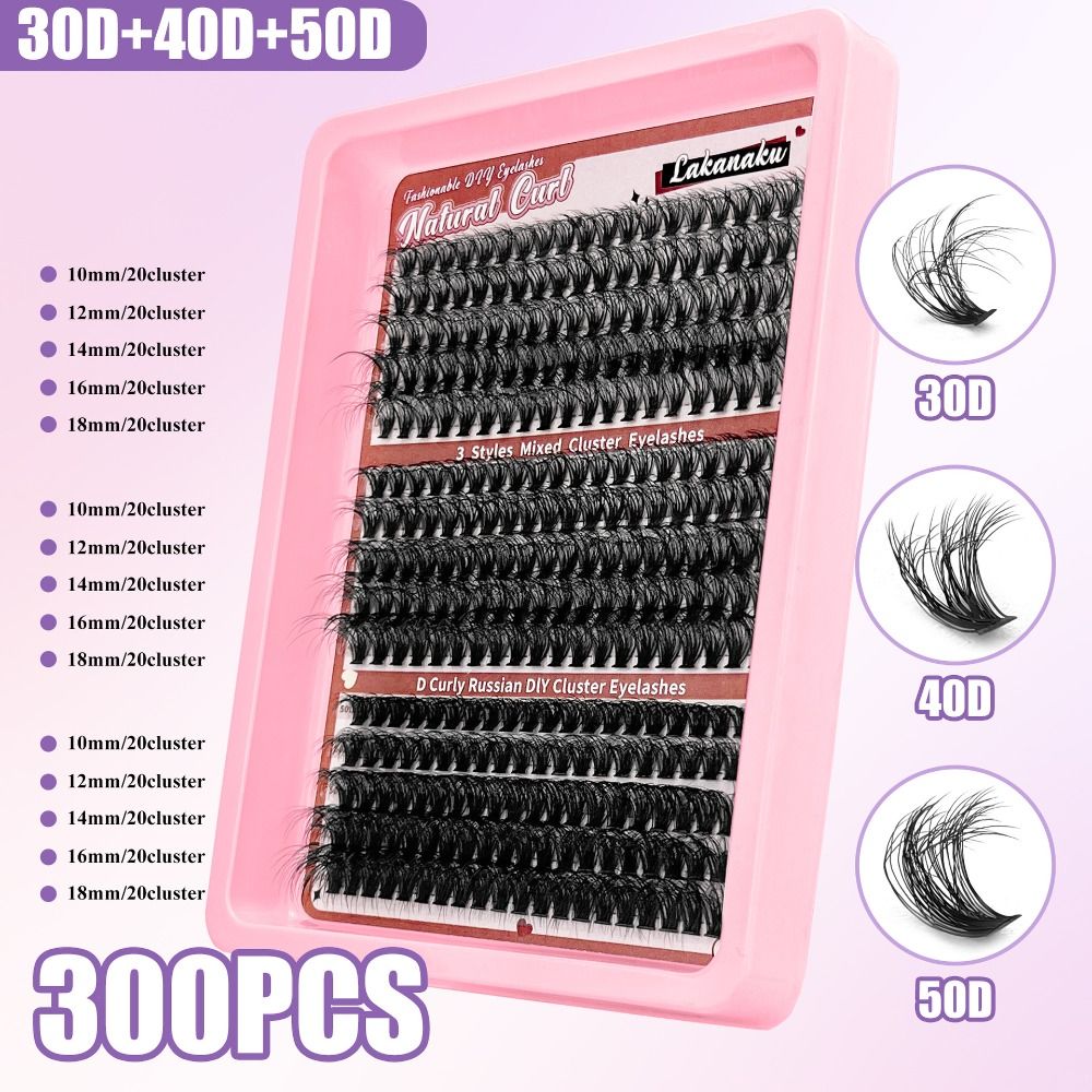 ขนตาปลอมความยาว 9-16 มม. แบบ 3 - False Eyelashes Natural บทวิจารณ์และราคา