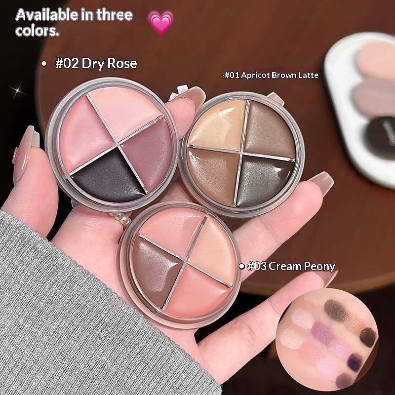 พาเลทอายแชโดว์เนื้อแมทกำมะหยี่ - Beauty Makeup Eyeshadow Palette บทวิจารณ์และราคา