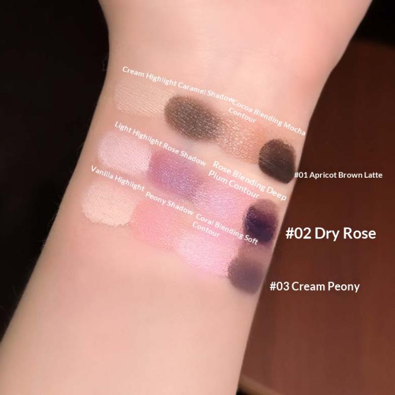 พาเลทอายแชโดว์เนื้อแมทกำมะหยี่ - Beauty Makeup Eyeshadow Palette บทวิจารณ์และราคา
