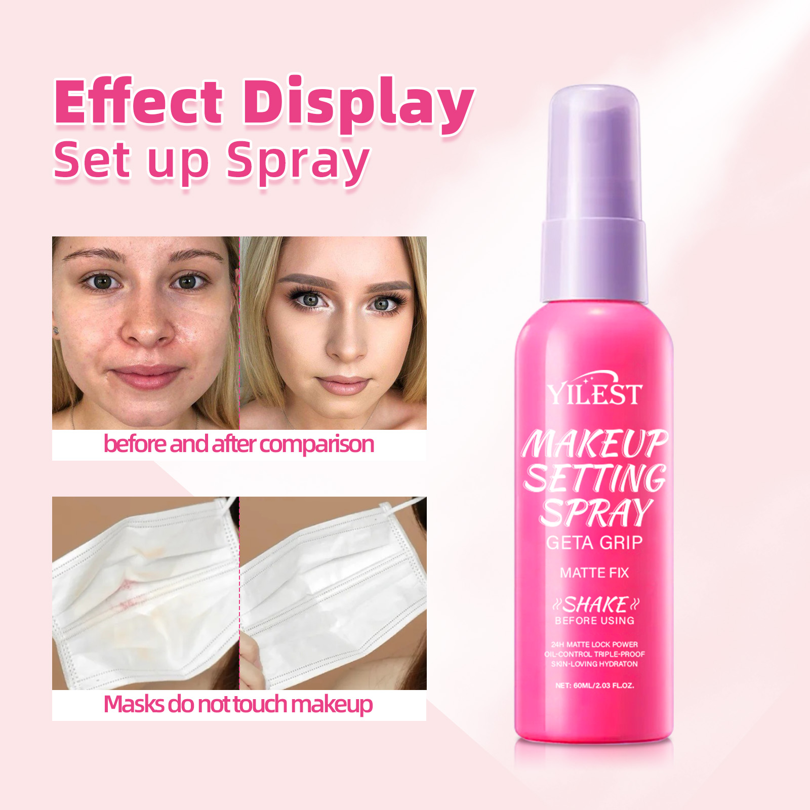 สเปรย์เซ็ตเครื่องสำอางเนื้อแมต - Setting Spray บทวิจารณ์และราคา