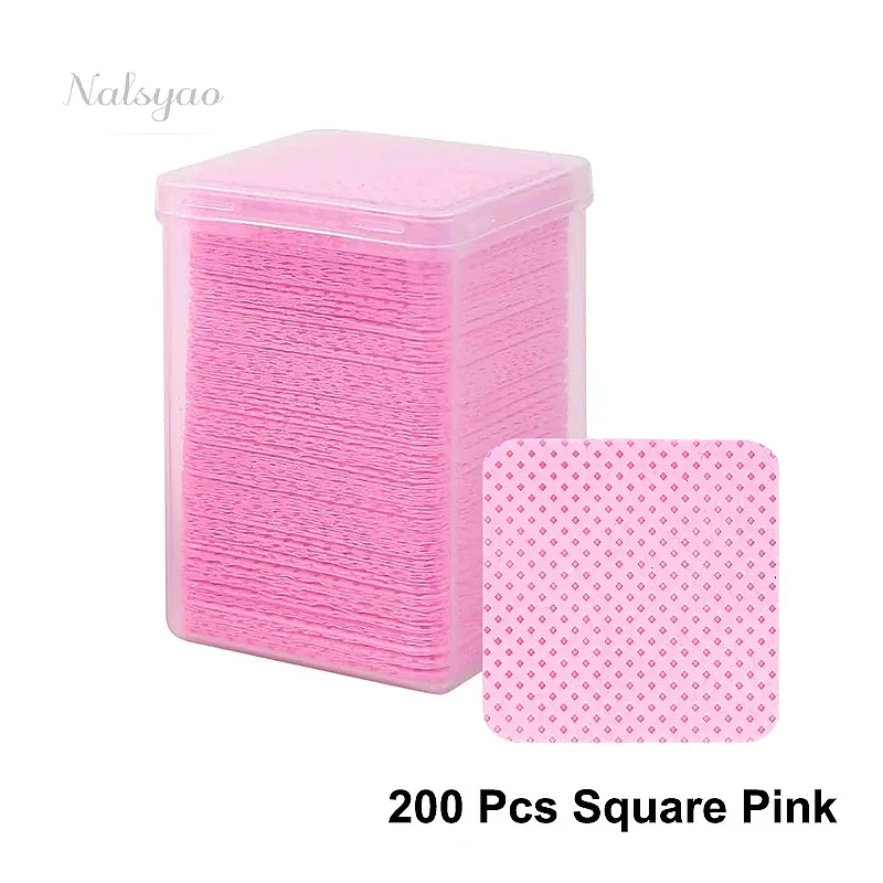 ผ้าเช็ดทำความสะอาดเล็บแบบไม่เป - Gel Nail Polish บทวิจารณ์และราคา