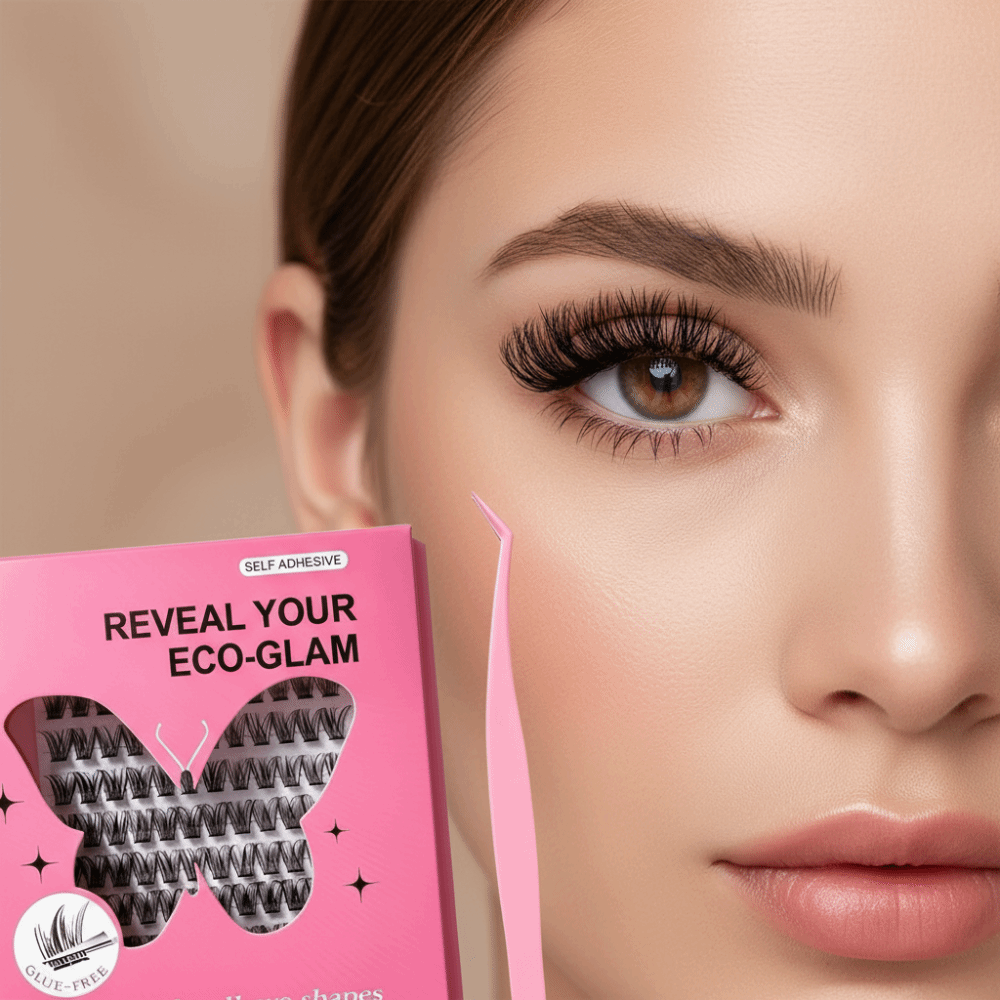 ชุดต่อขนตา DIY แบบธรรมชาติ ขนต - False Eyelashes Natural บทวิจารณ์และราคา