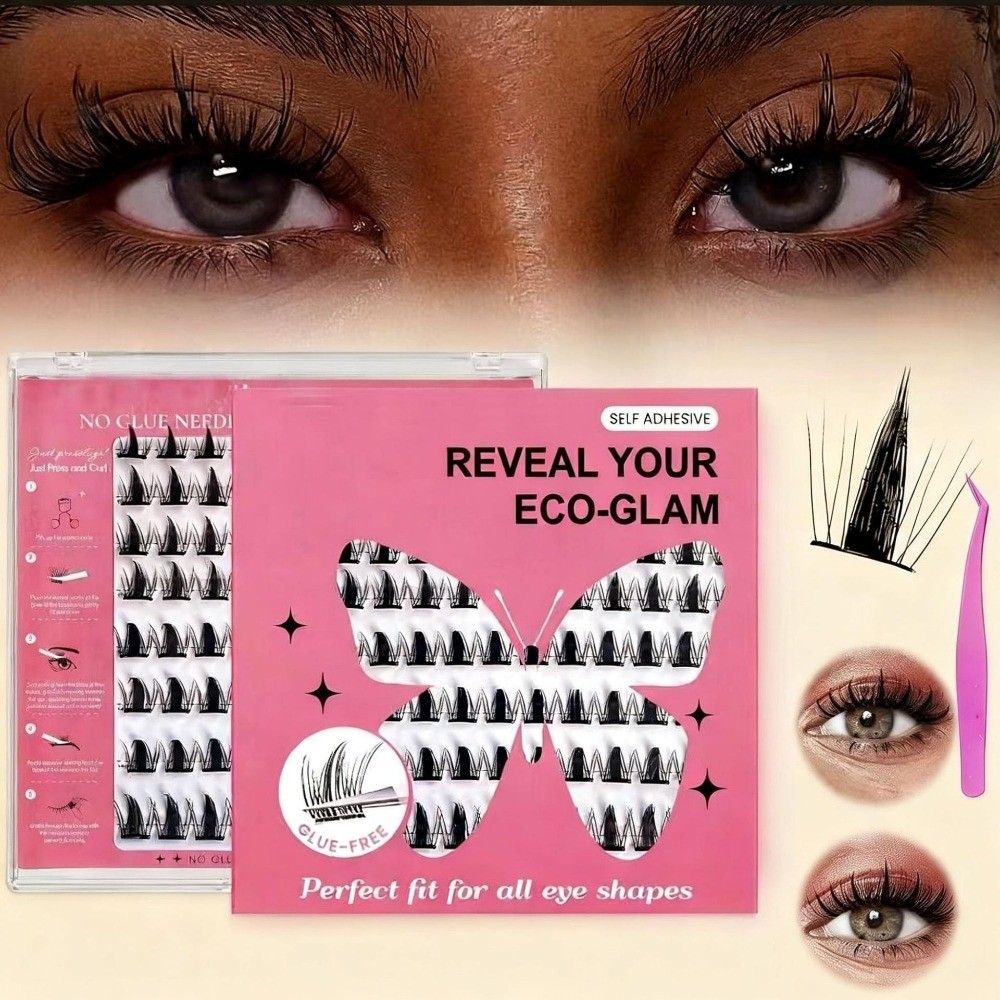 ชุดต่อขนตา DIY แบบธรรมชาติ ขนต - False Eyelashes Natural บทวิจารณ์และราคา