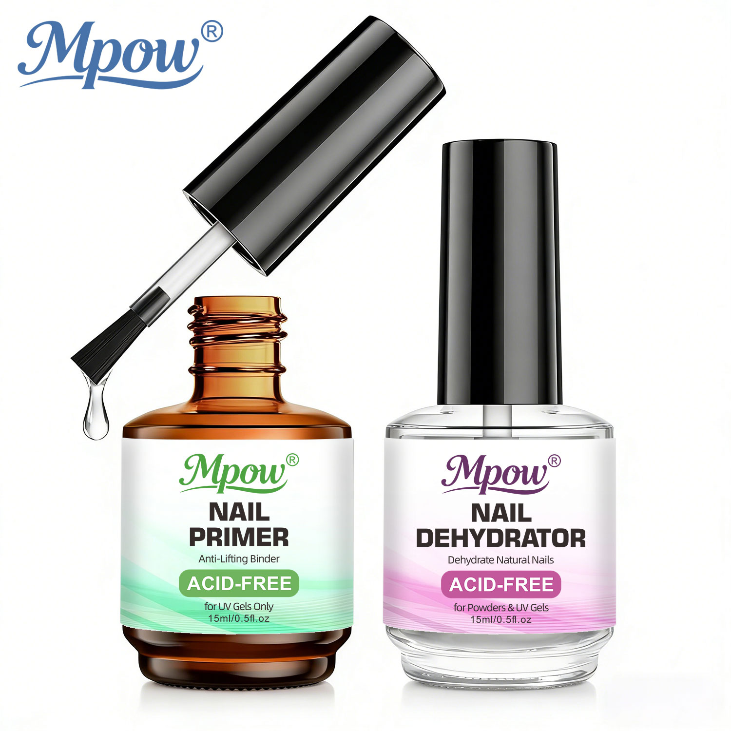 Mpow 1/2 ชิ้น 15 มล. น้ำยาขจัด - Nail Dehydrator Primer บทวิจารณ์และราคา