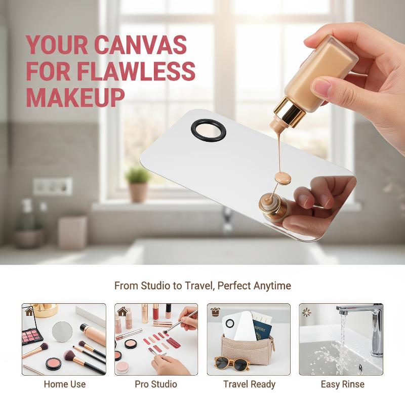 พาเลตผสมเครื่องสำอางสแตนเลส พร - Beauty Makeup Eyeshadow Palette บทวิจารณ์และราคา