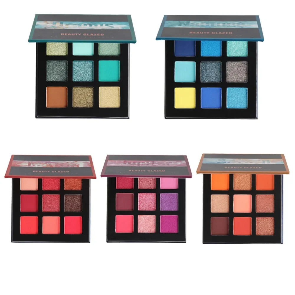 Beauty GLAZED Eyeshadow Palett - Beauty Makeup Eyeshadow Palette บทวิจารณ์และราคา