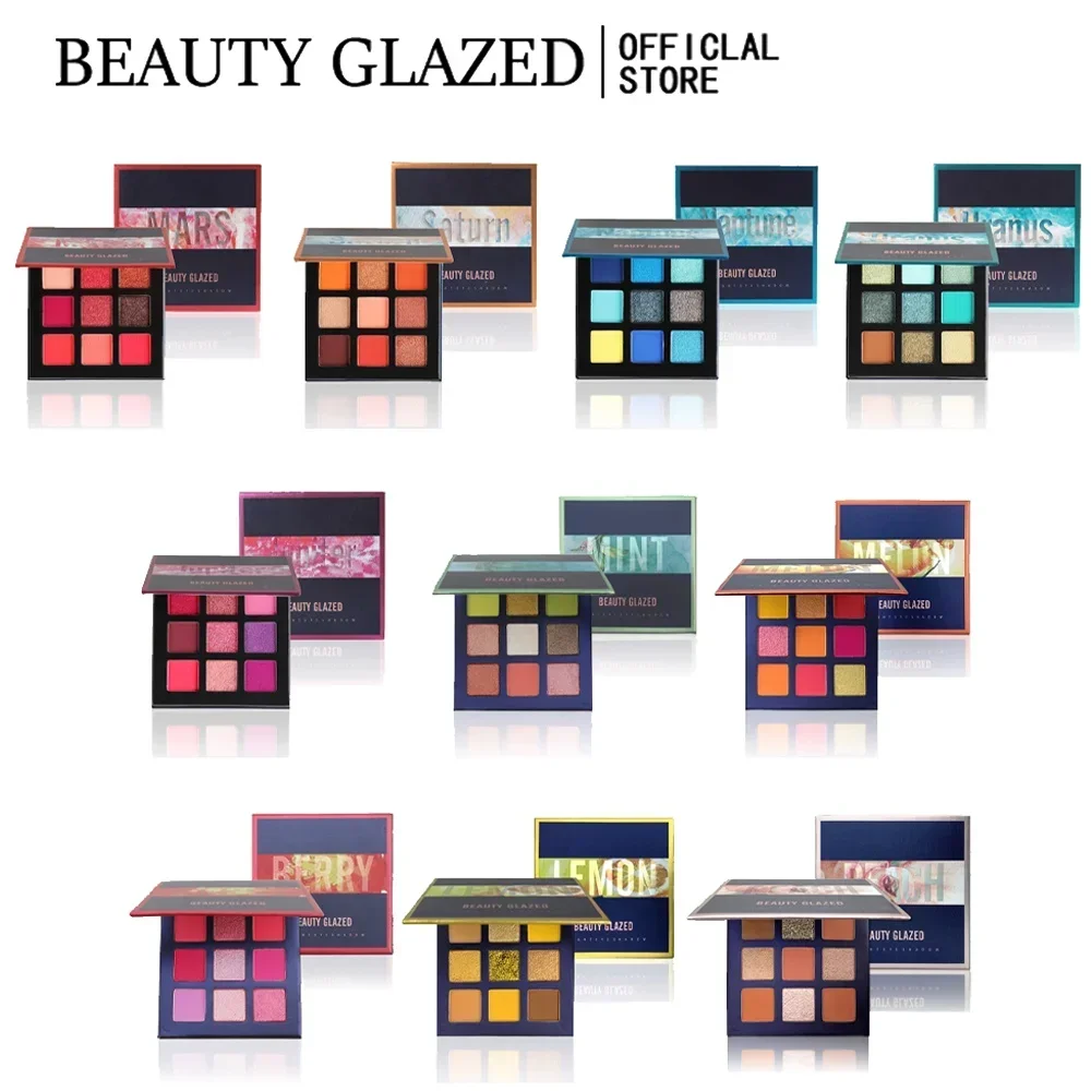 Beauty GLAZED Eyeshadow Palett - Beauty Makeup Eyeshadow Palette บทวิจารณ์และราคา