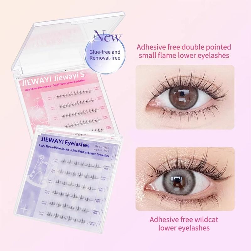 ขนตาปลอมแบบแบ่งส่วน 6 แถว สไตล - False Eyelashes Natural บทวิจารณ์และราคา