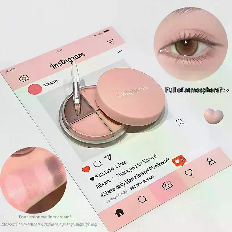 พาเลทอายแชโดว์เนื้อแมทกำมะหยี่ - Beauty Makeup Eyeshadow Palette บทวิจารณ์และราคา