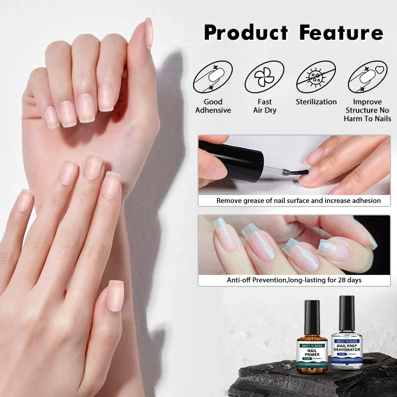 น้ำยาเตรียมหน้าเล็บและน้ำยาดูด - Nail Dehydrator Primer บทวิจารณ์และราคา
