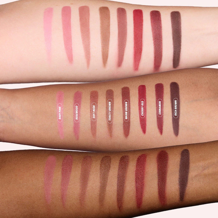 ชุดปากกาเขียนขอบปาก 8 สี ติดทน - Huda Beauty Makeup Bag บทวิจารณ์และราคา