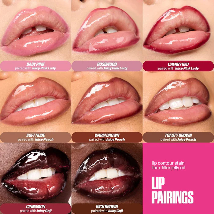ชุดปากกาเขียนขอบปาก 8 สี ติดทน - Huda Beauty Makeup Bag บทวิจารณ์และราคา