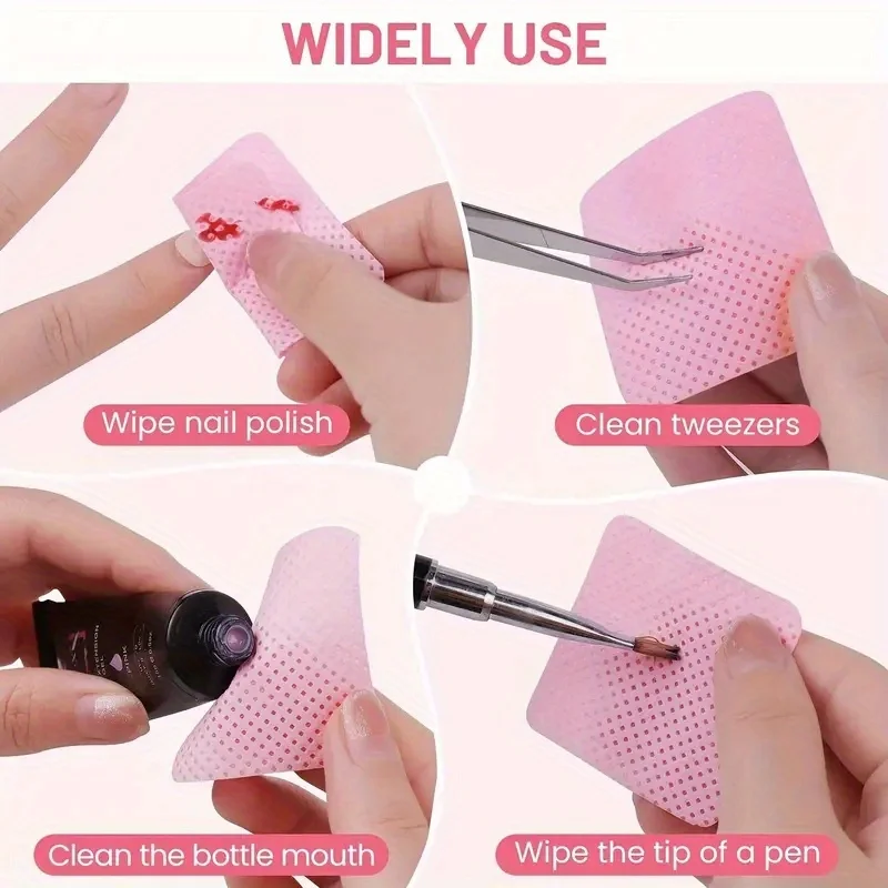 แผ่นเช็ดทำความสะอาดเล็บแบบไม่ม - Gel Nail Polish บทวิจารณ์และราคา