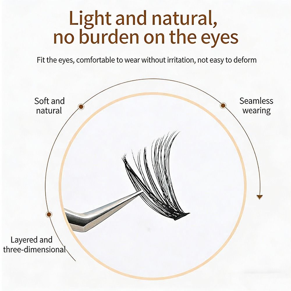 ขนตาปลอมแบบธรรมชาติ ติดแน่น ทน - False Eyelashes Natural บทวิจารณ์และราคา